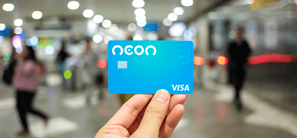 cartão neon