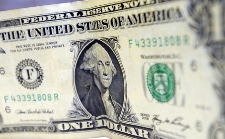 Reprodução de uma nota de um dólar - Arquivo/Agência Brasil